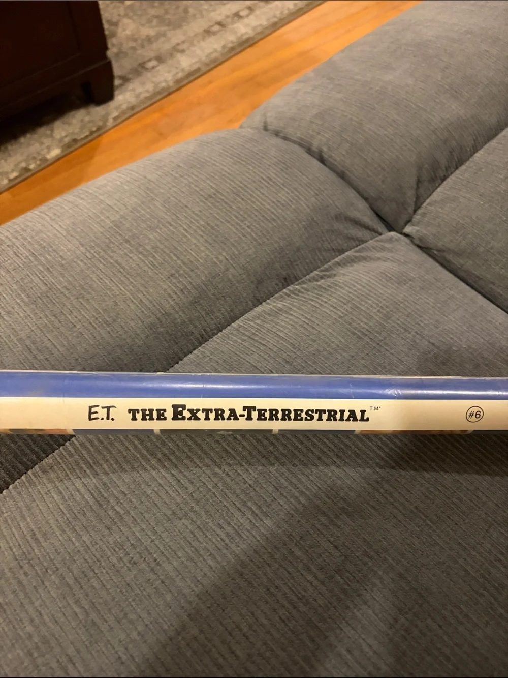 E.T. Movie 1982 Poster Wall Art - Iconic Blue & Black Space Design